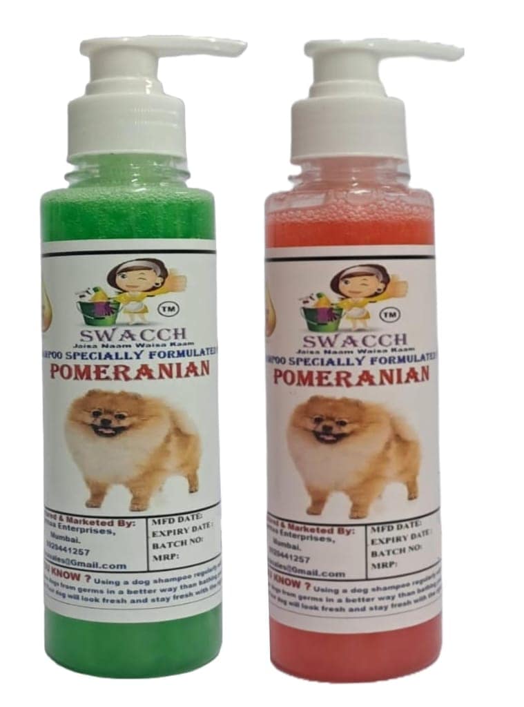 SWACCH Premium Shampoo for Pomeranian (200ML) (Combo Pack of 2) NEEM ALOVERA, Jasmine view 2