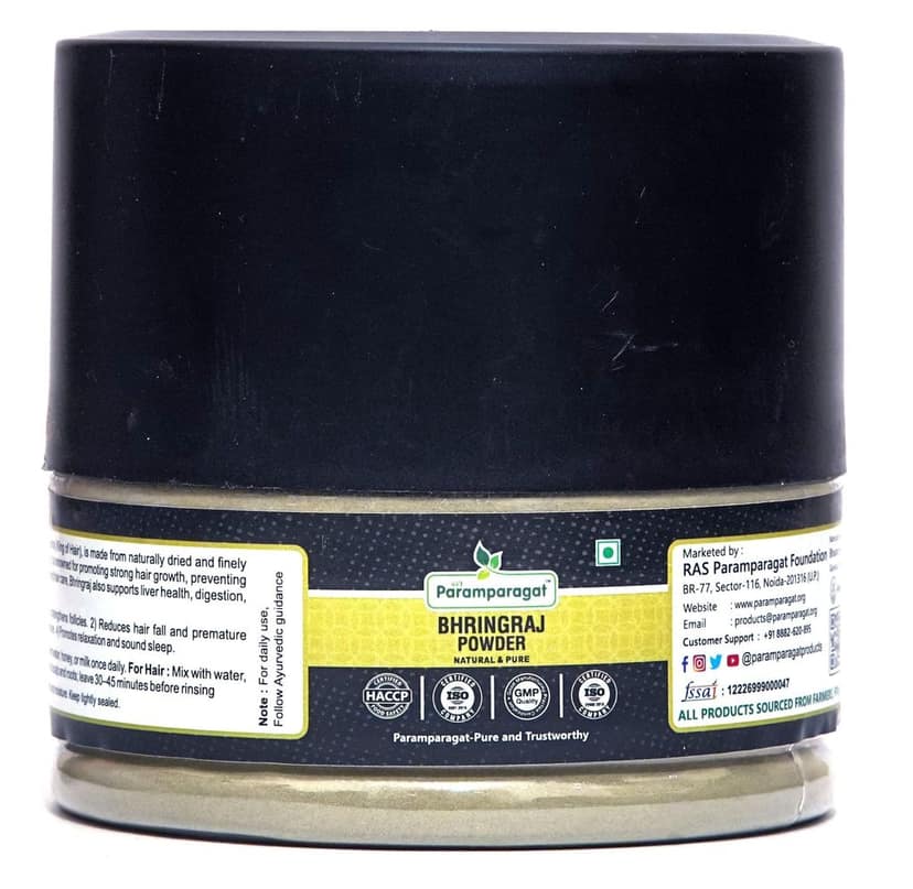 PARAMAPRAGAT Bhringraj Powder Eclipta Prostrata Natural Pure False Daisy 200g