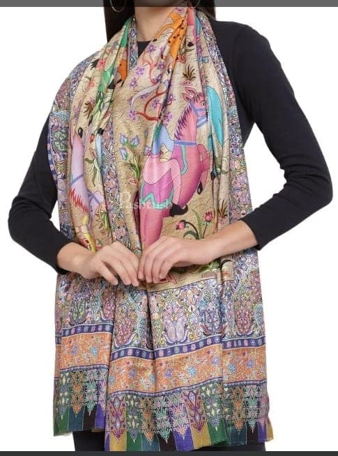 Kashmir pashmina handmade kanihama view 2