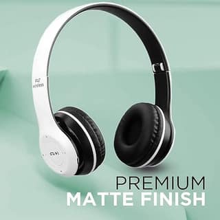 P47 Latest Wireless iC-05 Headphone with Mic & SD Card Slot Bluetooth Headset