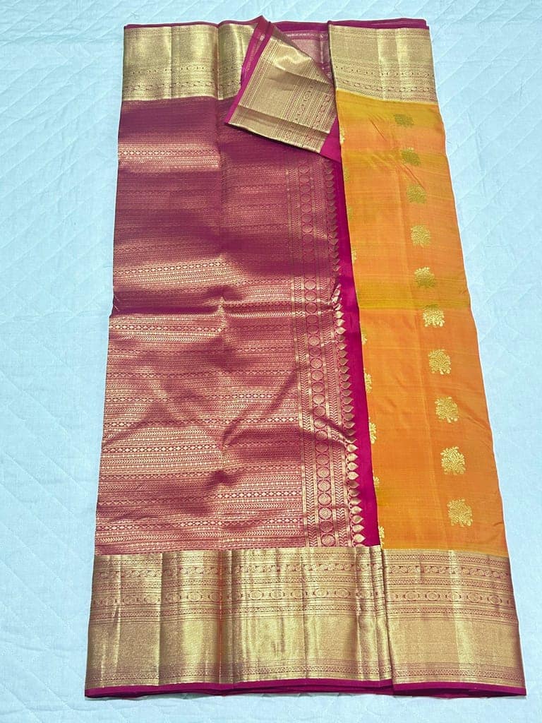 Kanchipuram pure silk sarees view 2
