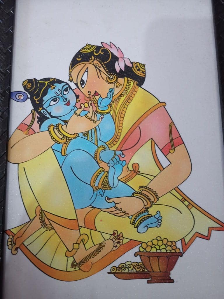 Radha Krishna Pichwai Painting view 2