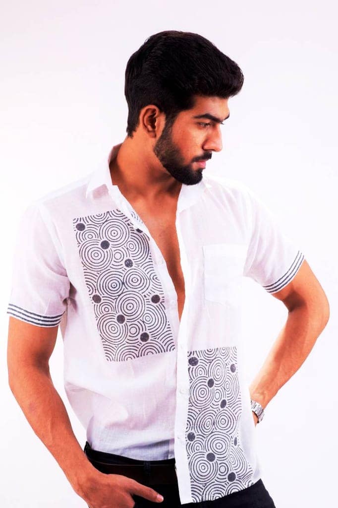 VHO INDIA17 GREY GIZA SHIRT view 2