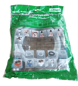 PVC Arham Washing Machine Hose Pipe, White