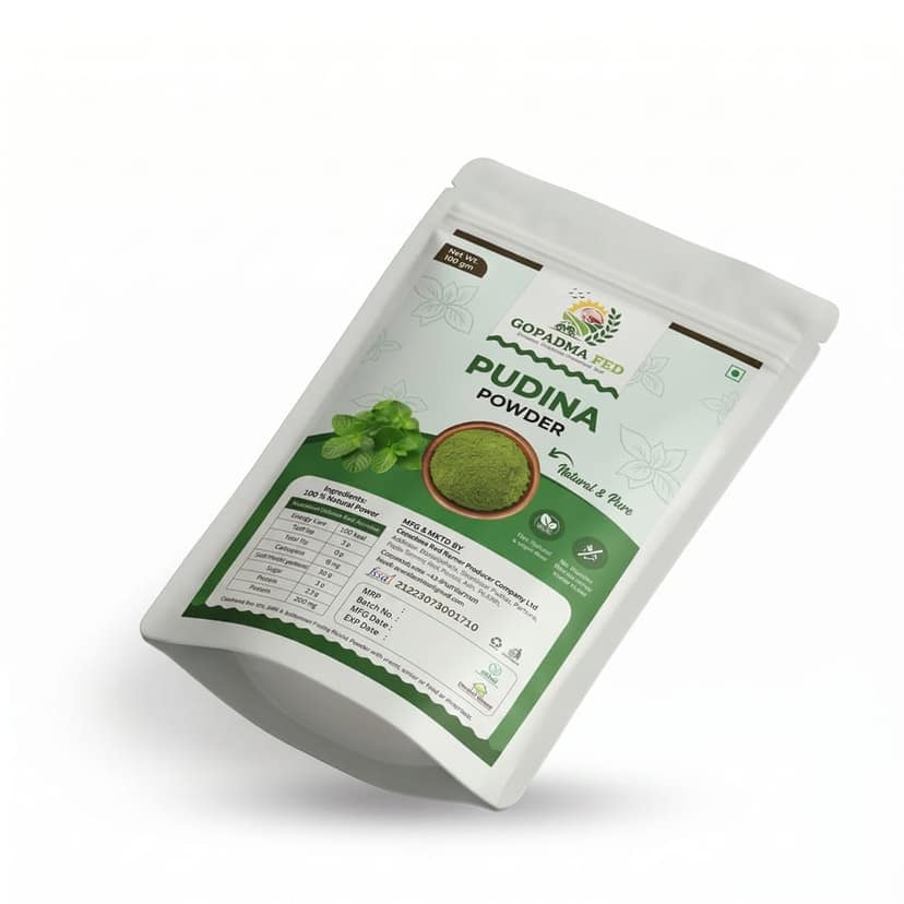 Pudina Powder - 100 gm view 2