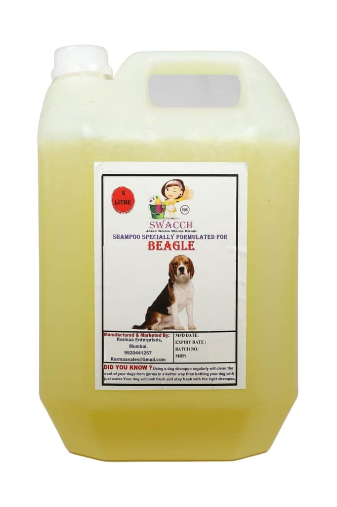 SWACCH Shampoo Specially FORMULATED for Beagle (5 Litre) Lemon view 2