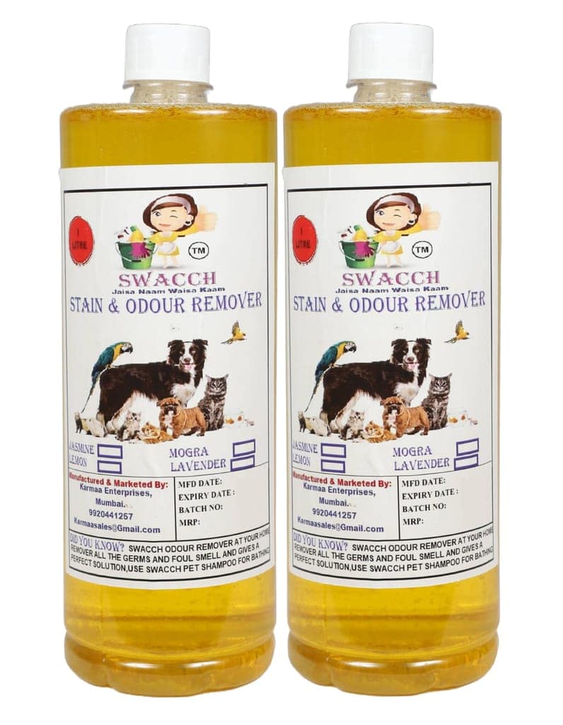 Swacch STAIN & ODOUR REMOVER (1 Litre) (Pack of 2) Lemon view 2