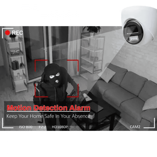 Dome Camera 5MP IP Camera (Indoor) | Smart Dome Camera,Motion Detection, Rotating, Viewing via Mobile App, Low Illumination CMOS Image Sensor view 2