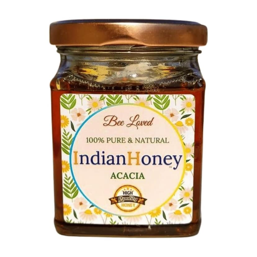 IndianHoney Enjoy The Golden Goodness Of Acacia Natural Honey For A Delicious And Nutritious Treat