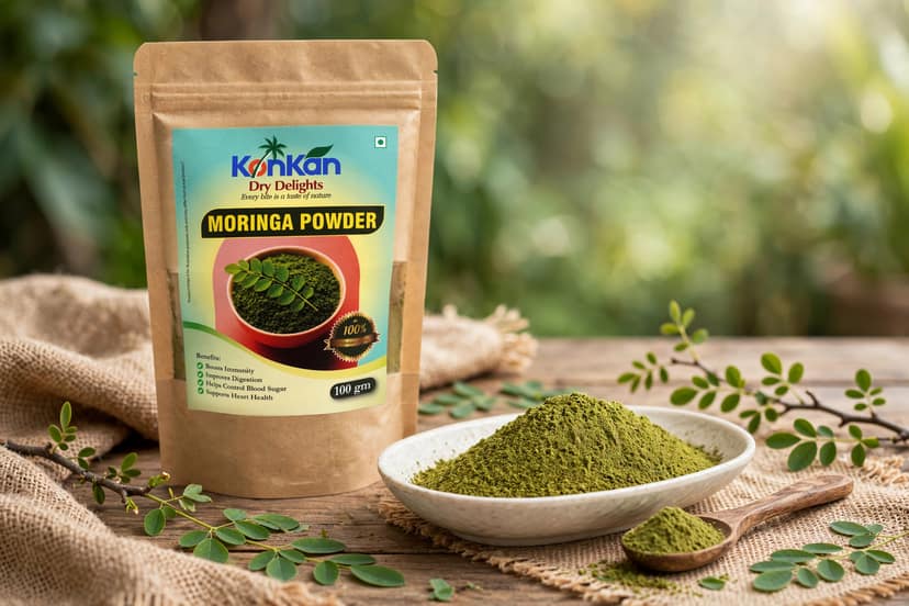 Natural Moringa Powder 100g Made from Dried Moringa Leaves