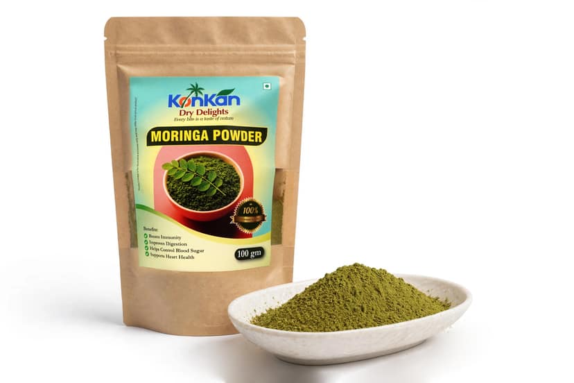 Natural Moringa Powder 100g Made from Dried Moringa Leaves view 2