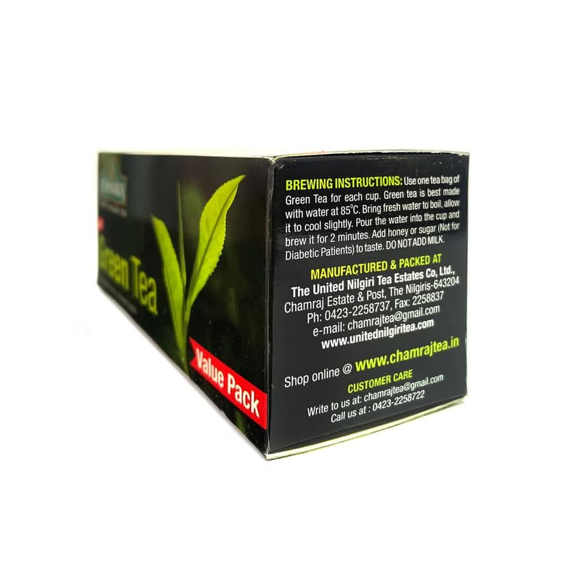 CHAMRAJ Green Tea (25 Dip Bags) view 2