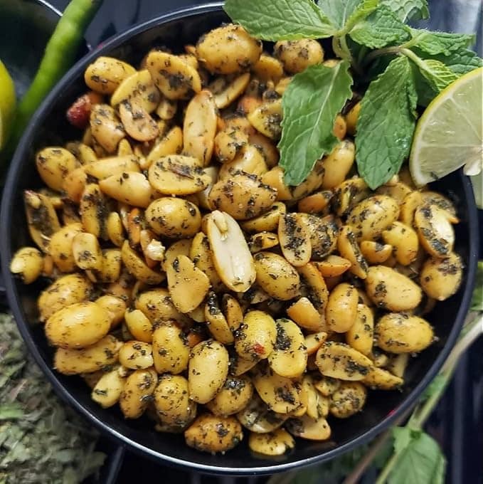 TURF FRESH Tangy Mint Sing Dana | Chatpata Nimbu Pudina Peanuts | Crunchy Snack view 2