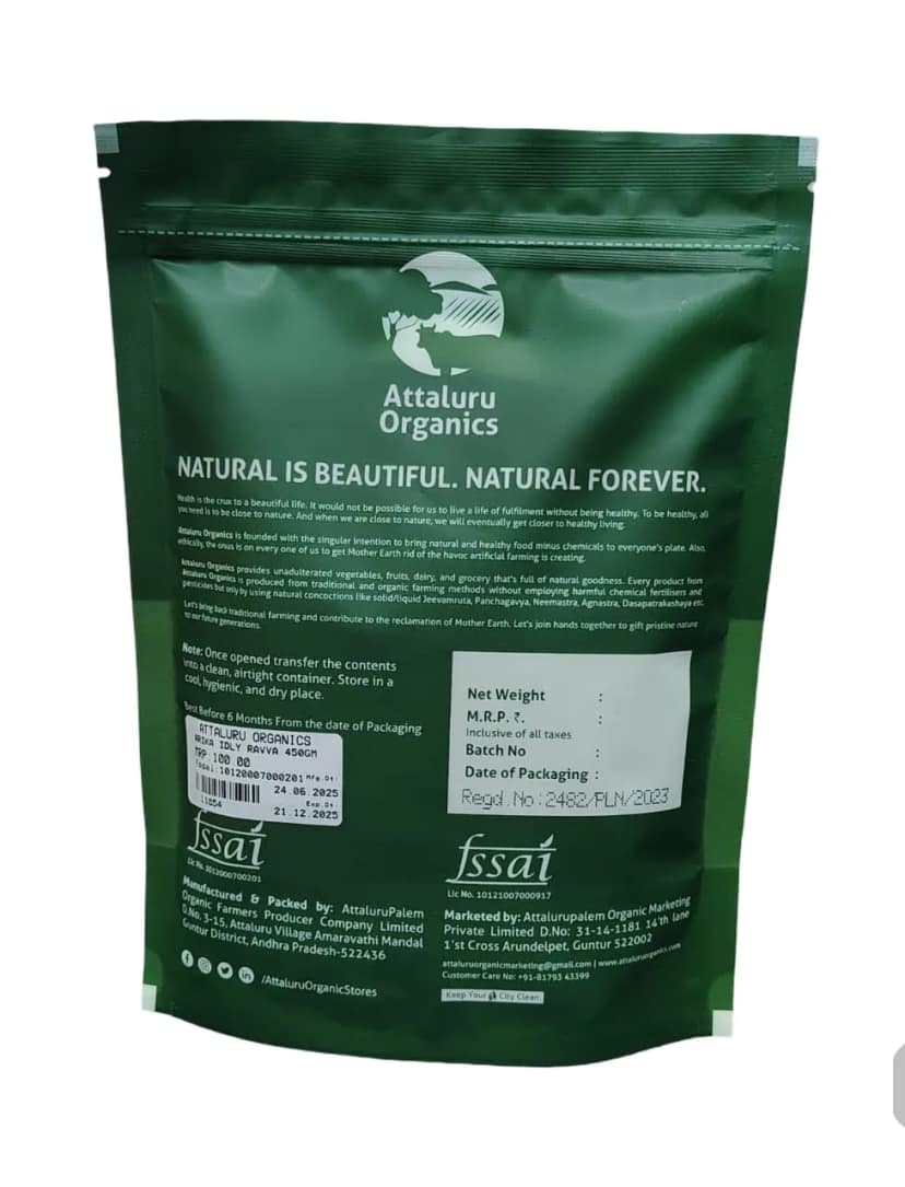 Attaluru Organics Barnyard Millet Idly Rawa view 2