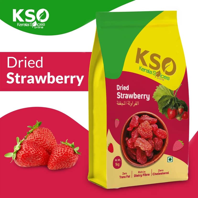 Dried Strawberry 1kg view 2