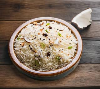 Coconut Rice+ poriyal