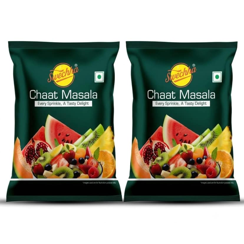 Swechha Chaat Masala Spice Blend, Pack of 2 combo pack