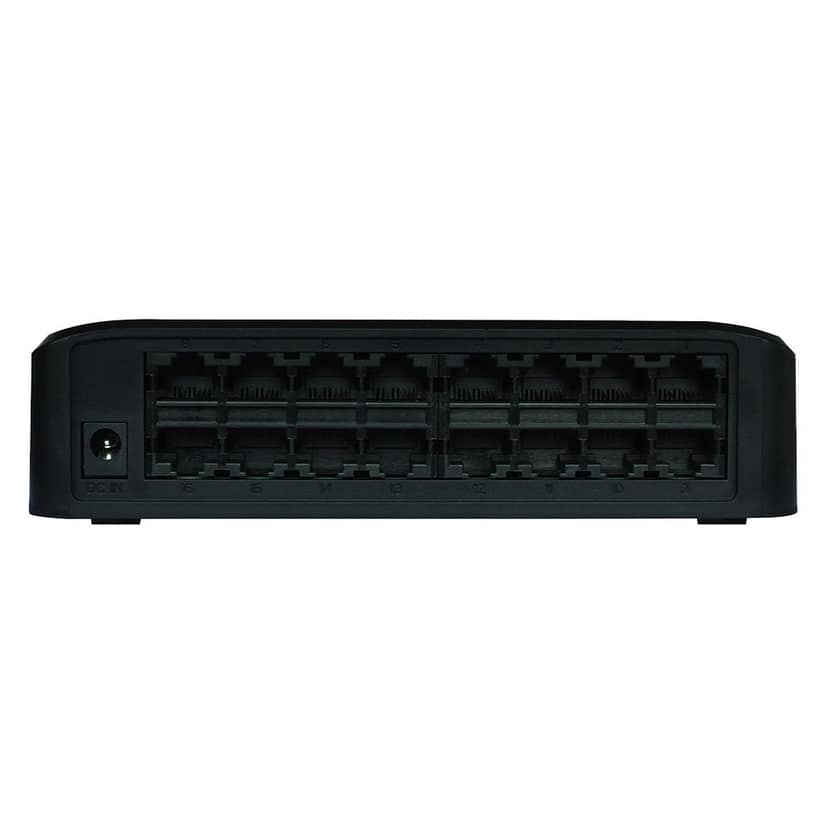 Edimax ES-3316P, Unmanaged 16 Port Ethernet Desktop Switch With PoE view 2