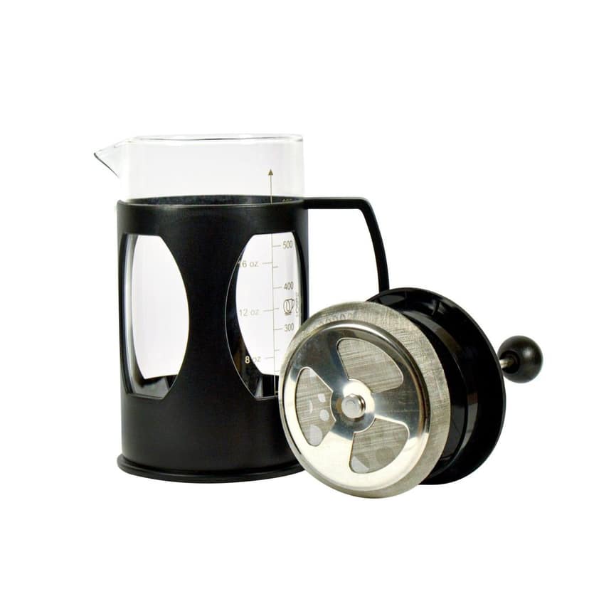 The Bean Co Roasters French Press Coffee Maker | Heat Resistant Borosilicate Glass | 4 Level Filteration | Stainless Steel Plunger with Mess| (350 ML) view 2