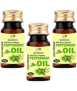 GULBADAN Peppermint Essential Oil 105 mL ( Pack of 3 )