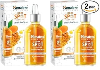 Himalaya Wellness Company Himalaya Dark Spot Clearing Turmeric Face Serum Organically Sourced Turmeric Reduce Dark Spots In 7 Days 10% Glycolic Acid & 2% Niacinamide 30Ml (Pack of 2) Himalaya Wellness Company Himalaya Dark Spot Clearing Turmeric Face Ser