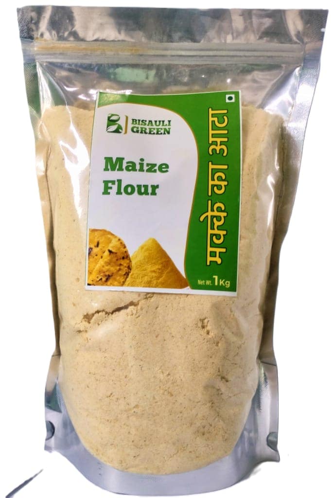 "Bisauli Green 100% Natural Stone Ground Maize Flour - 1kg" view 2