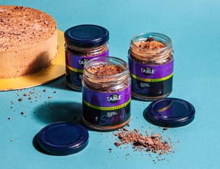 Chocolate mud cake jar