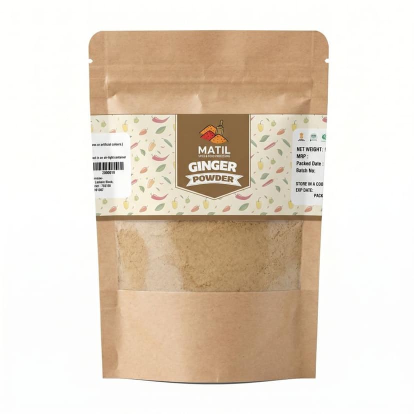 MATIL GINGER POWDER - 50 gm - One stand-up pouch