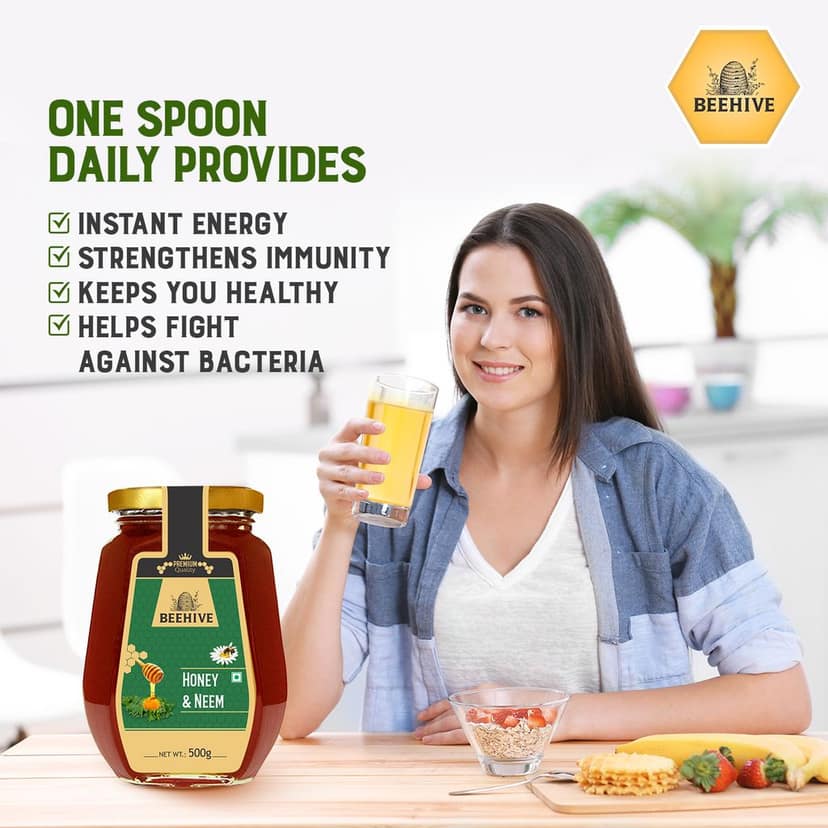 Beehive Neem Honey 500 gm view 2
