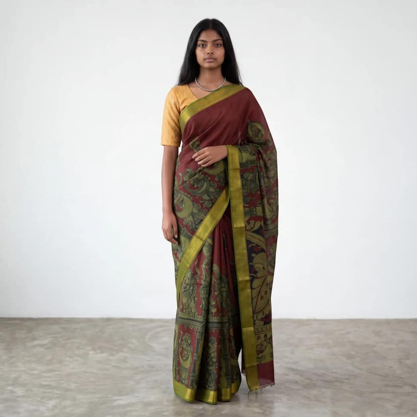 Damaged Pedana Kalamkari