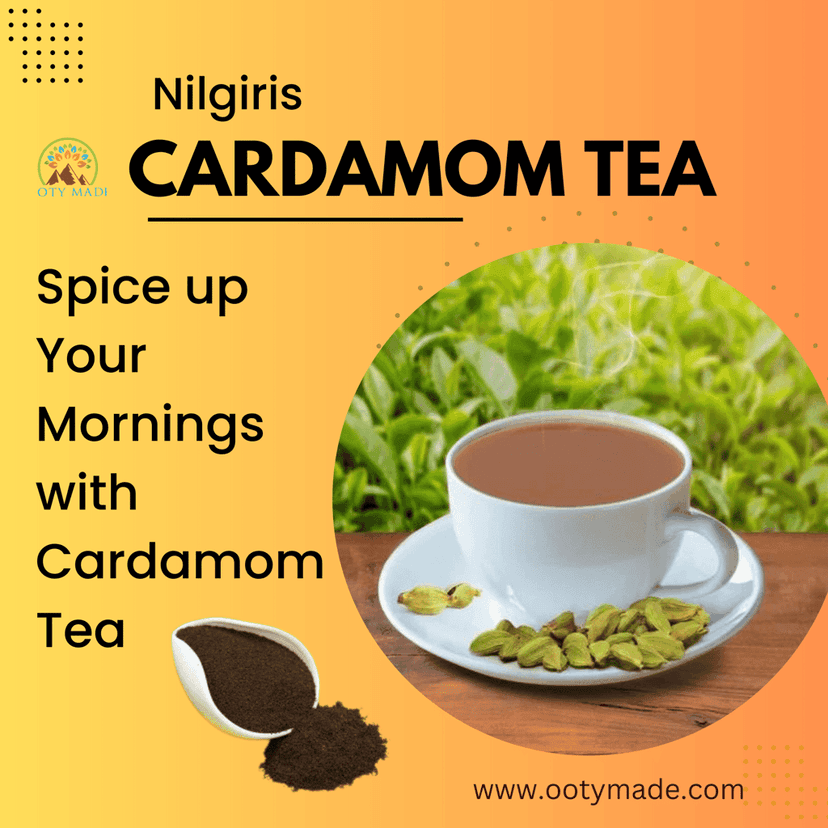 Nilgiris Silver Oak Cardamom Tea - Aromatic Ooty Tea Powder from the Famous Ooty Tea Factory view 2