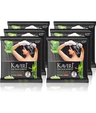 Kaveri Natural Temporary Hair Color 180 g Black