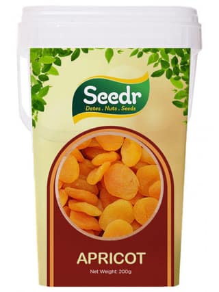 Seedr Premium Dried Seedless Turkish Apricot, 200 gm