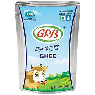 GRB Ghee/Tuppa, 200 ml Pouch - 200 mL - One pouch