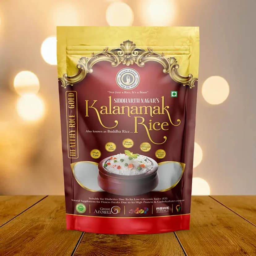 Diviam Aahar Kalanamak Rice Gold Buddha Rice Diabetic Friendly 400 g view 2