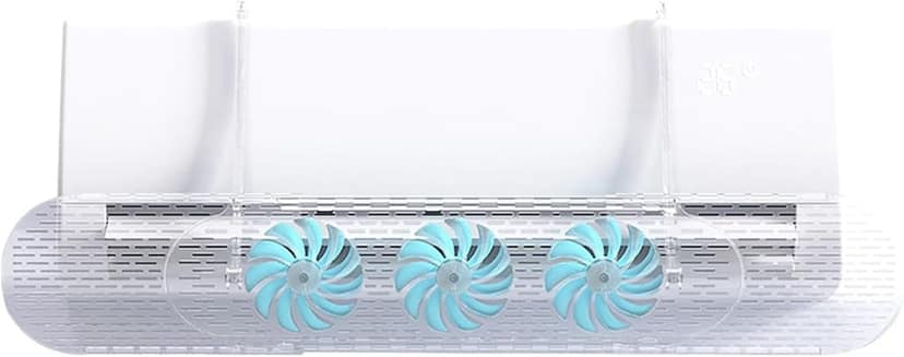 Transparent Adjustable AC Air Deflector view 2