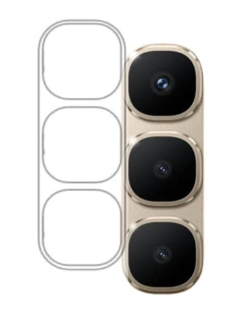 ISAAK Back Camera Lens Protector compatible for Infinix Hot 60 (Pack of 1)