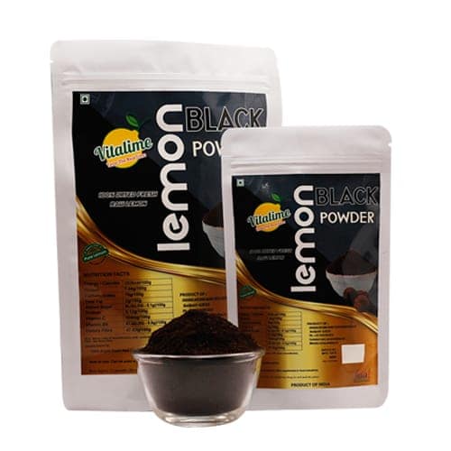 Vitalime Lemon Black Powder - Unique Zesty Seasoning view 2