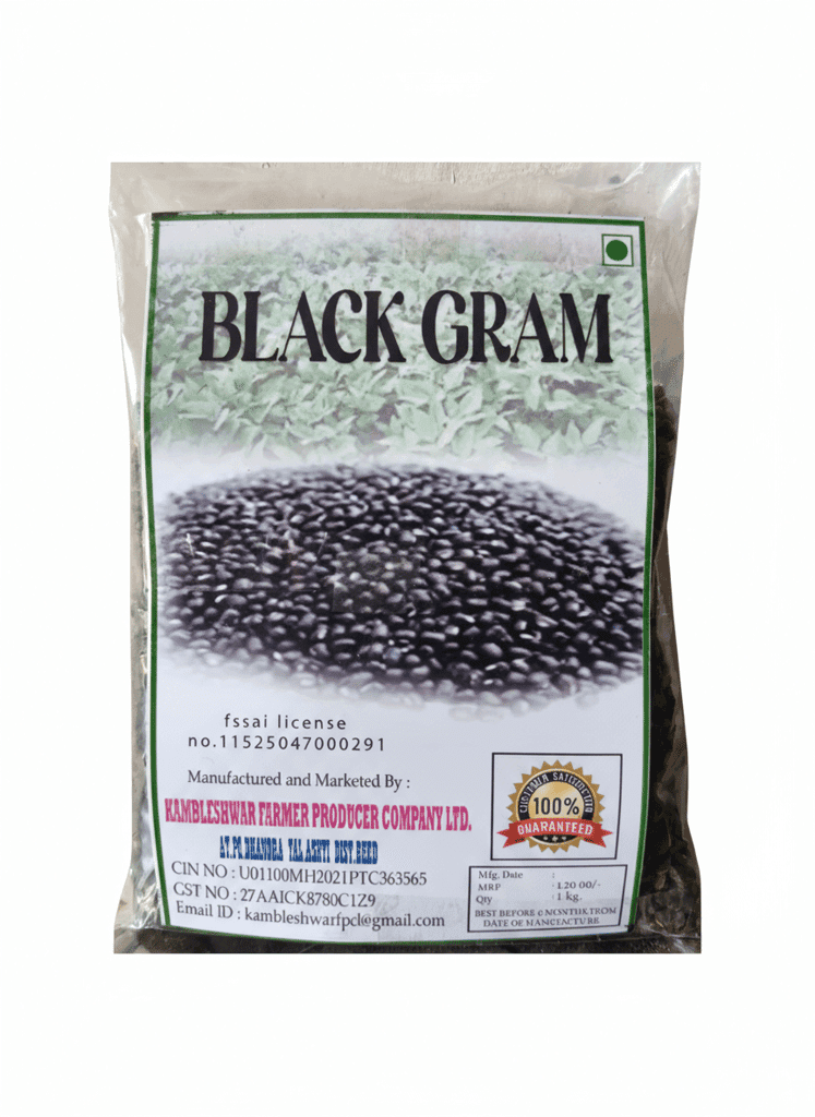 Kamleshwar Premium Black Gram Urad Dal - 1 kg