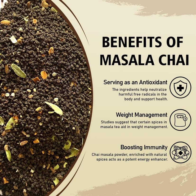 Golden Tips Masala Tea Bags (20 Cups) 100% Natural, 40 g view 2