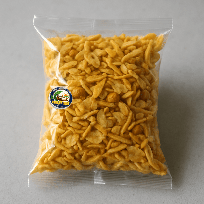 Sheela Convenience Store's traditional indian chivda snack