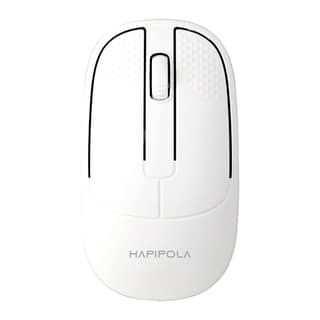 HAPIPOLA Speed Rechargeable Mouse,Wireless Bluetooth Rechargeable Mouse,Portable Lightweight 2.4G 1600 DPI Plug-and-Play Optical Mouse,Compatible with iPad/Laptop/PC/Mac/Windows