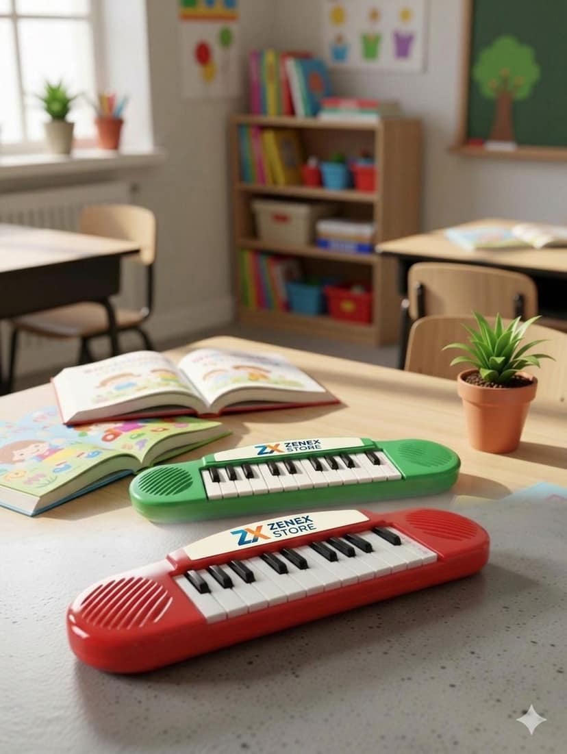 Zenex Store Music Piano Portable Keyboard Musical (Best Gift Girls & Boys Piano Toys) (Multicolor) view 2
