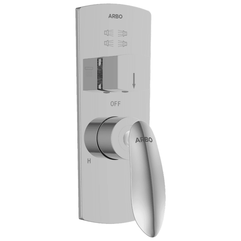 KA-3163 Exposed Part Kit For 2 Inlet 3 Outlet Single Lever High Flow Diverter