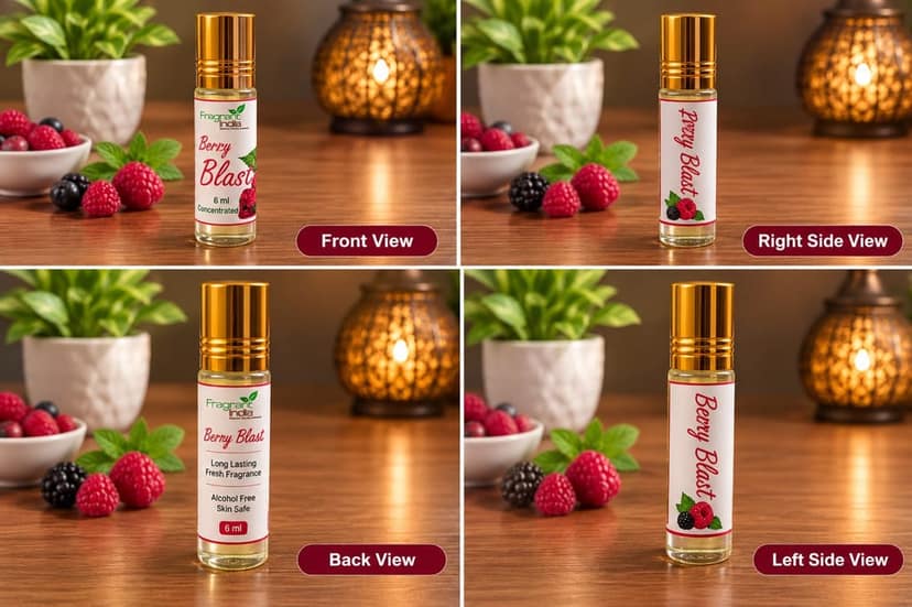 Kannauj Attar Perfume Berry Blast Roll on Alcohol free- 6Ml view 2