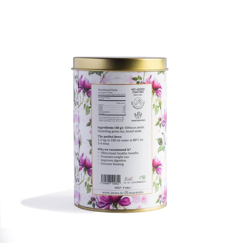 ISVARA Hibiscus Haven ~ Hibiscus Green Tea view 2