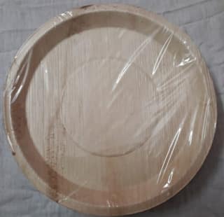 Areca Leaf Plates — 9.5 inch Round Plate / 25 Pcs