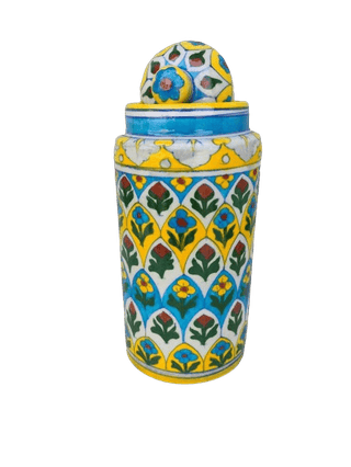 Blue Pottery Water Jar