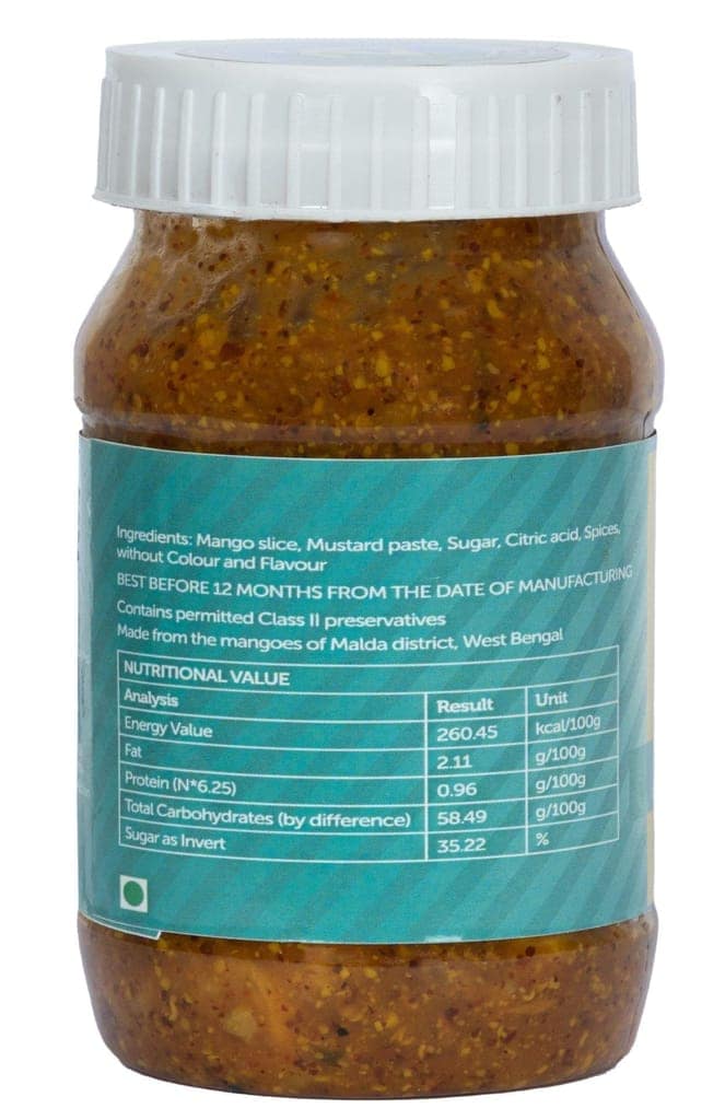 400g Aam Kasundi (Mango-Mustard Sauce / Pickle) - Sweet & Sour - set of two packs view 2