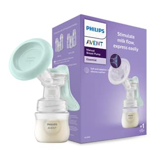 Philips Avent Essential Manual Breast pump SCF417/11 | Easy Silicone massage cushion & Ergonomic handle, Soft & Gentle, BPA Free Philips Avent Essential Manual Breast pump SCF417/11 | Easy Silicone massage cushion & Ergonomic handle, Soft & Gentle, BPA F